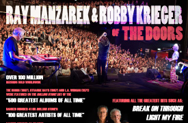 Ray Manzarek & Robby Krieger of The Doors Graphic Design Poste