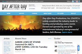 Day After Day Productions Web Design and development