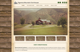 Figueroa Mountain Farmhouse Web design and development